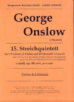 Streichquintett c-Moll Nr.15 op.38