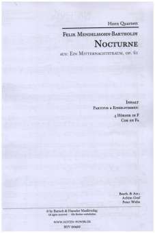 Nocturne aus 'Ein Mitternachtstraum' op.61