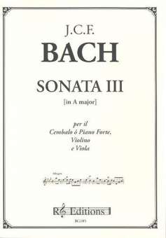 Sonata  in A major no.3 per