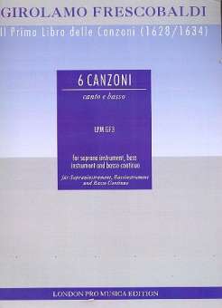 6 canzonas for treble instrument,