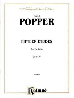 Popper: Fifteen Etudes for Cello; Op, 76