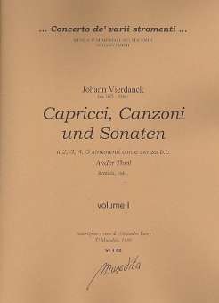 Capricci, Canzoni und Sonaten