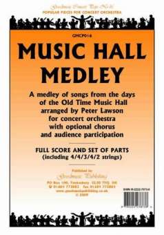 Music Hall Medley Pack Orchestra