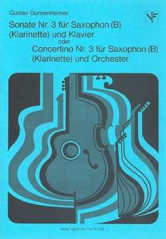 Sonate Nr.3 : für Saxophon in B