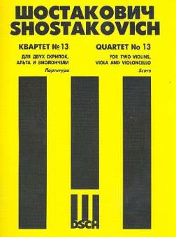 Streichquartett b-Moll Nr.13 op.138
