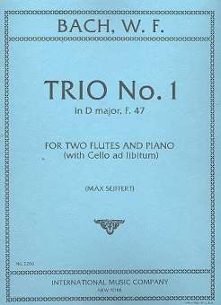 Trio D major no.1 : for 2 flutes