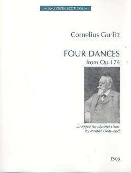 4 Dances from op.174 : for clarinet ensemble