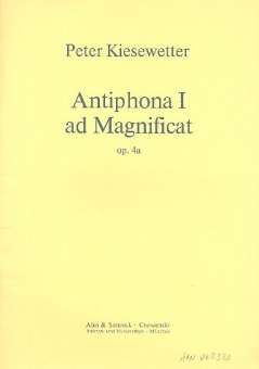 Antiphona Nr.1 ad Magnificat op.4a