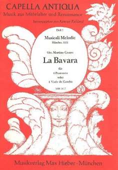 La Bavara - für 4 Posaunen (4 Viole da Gamba