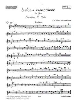Sinfonia concertante D-Dur : für