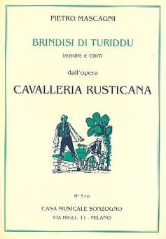 Brindisi di Turiddu für Tenor, gem Chor