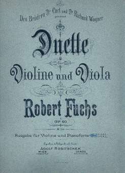 Duette op.60 Band 1 (Nr.1-6) für Violine und Viola