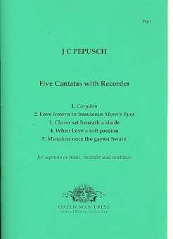 5 cantatas with recorder for