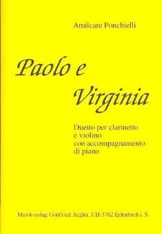 Paolo e Virginia für Klarinette, Violine