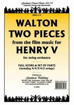2 Pieces from the Film Music Henry V :