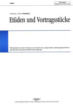 Etüden und Vortragsstücke für Tenorhorn  (Bariton in B, Horn in Es)