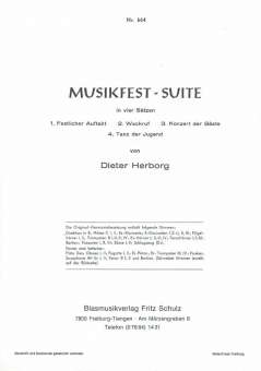 Musikfest-Suite (in 4 Sätzen)
