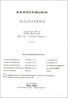 Galliarda (ab Quintett)