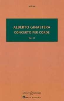 Concerto per Corde op. 33