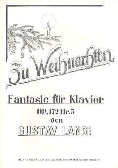 Zu Weihnachten op.172,5 für Klavier