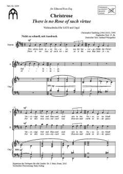 Christrose : für gem Chor und Orgel