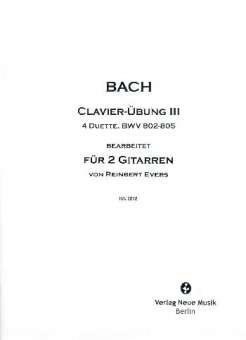 4 Duette aus Clavierübung III