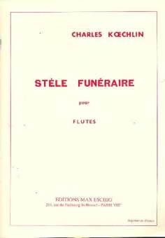 Stele funeraire : pour 3 flutes 1 artiste