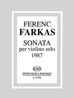 Farkas Ferenc Sonata 1987
