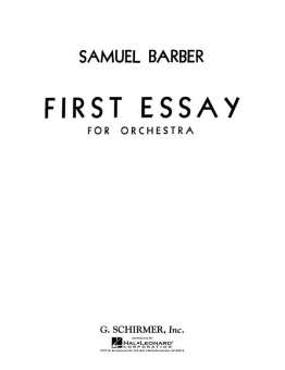 First Essay For Orchestra Op.12