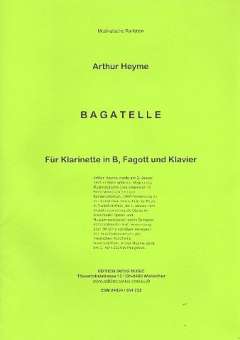 Bagatelle für Klarinette, Fagott und Orchester :