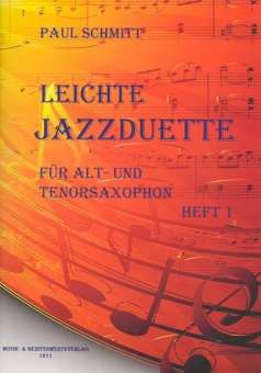 Leichte Jazzduette Band 1: für 2 Saxophone (AT)