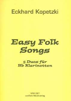 Easy Folk Songs für 2 Klarinetten