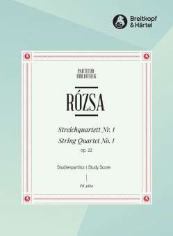 Streichquartett Nr. 1 op. 22