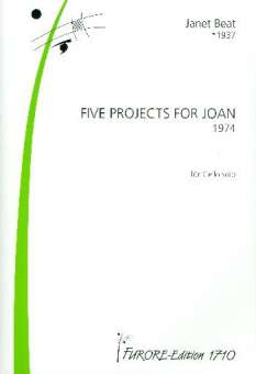 5 Projects for Joan for cello solo