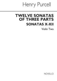 12 sonatas of 3 parts no.5-7 : for violin 2