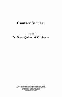 Diptych for Brass Quintet and Concert Band