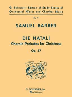 Die natali op.37 Chorale preludes for
