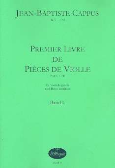 Pièces de violle op.1 Band 1