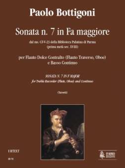 Sonate F-Dur Nr.7 für Altblockflöte
