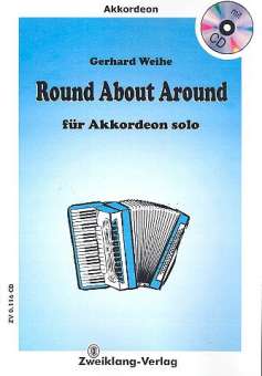 Round about around (+CD) für Akkordeon