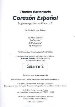 Corazón espanol (+CD) für Gitarre