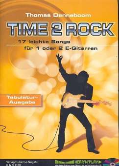 Time 2 rock (+CD): für 1-2 Gitarren