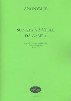 Sonata für 3 Viole da gamba