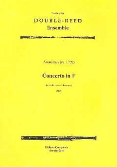 Concerto F Major for 4 oboes and