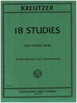 18 Studies : for string bass