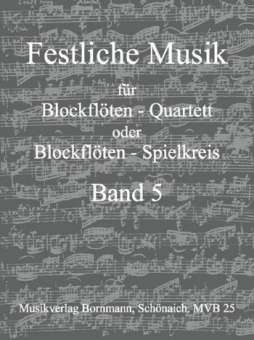Feuerwerksmusik für 4 Blockflöten (SATB)