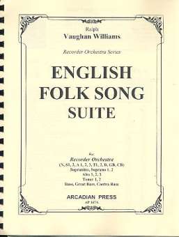 English Folk Song Suite for recorder orchestra