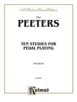 10 Studies for Pedal Playing : for organ