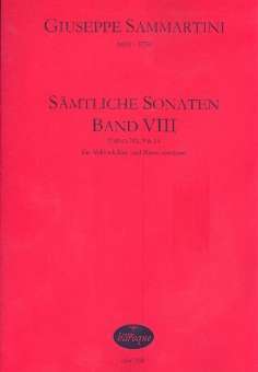 Sämtliche Sonaten Band 8 für Altblocklöte