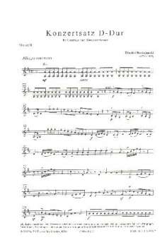 Konzertsatz D-Dur für Cembalo und
